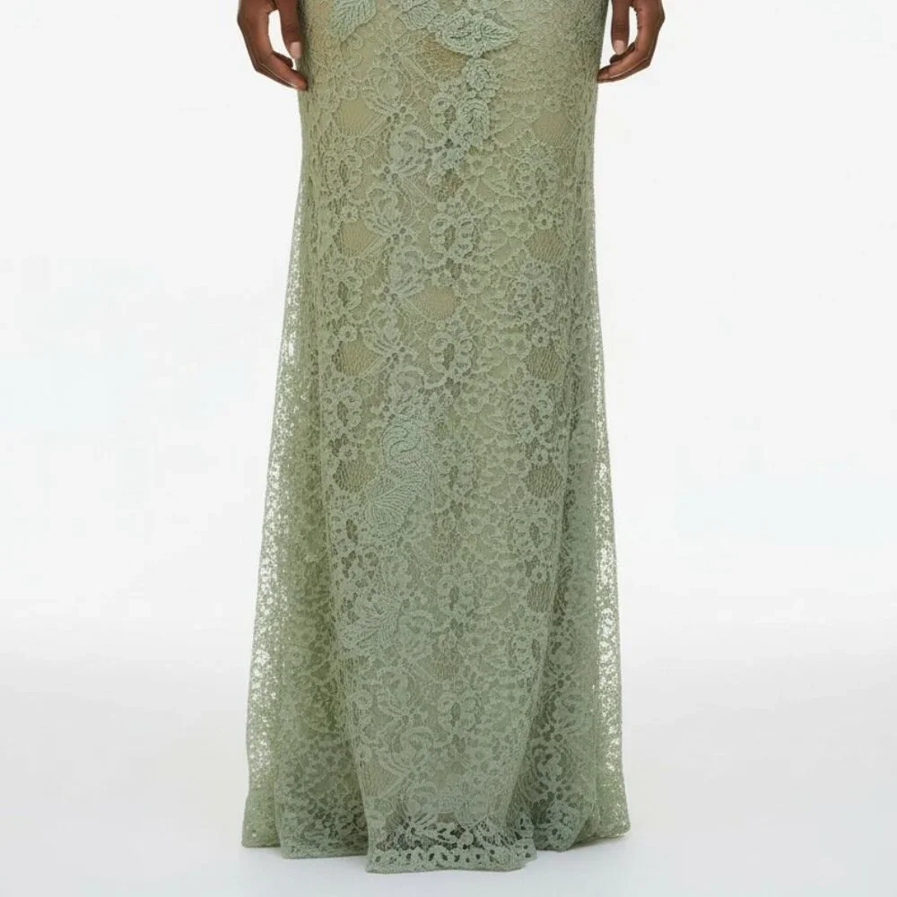 Cinderella Divine Mint Green Maxi Long Evening Dress Prom Wedding Party - Picture 6 of 12